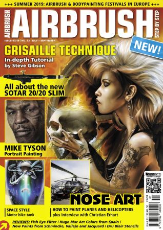 Airbrush Step by Step - No 52, July /August/September 2019 (True PDF)