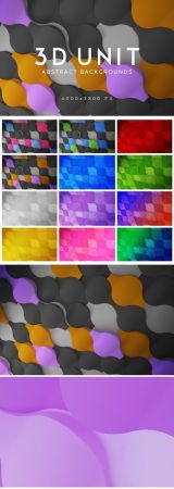 3D Unit Abstract Backgrounds 2