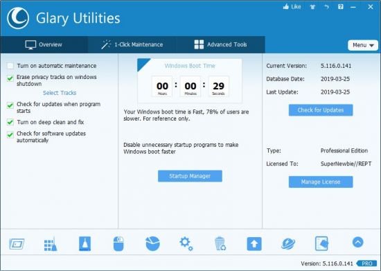 Glary Utilities Pro 5.123.0.148 Multilingual