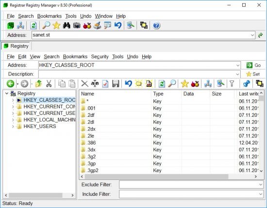 Registrar Registry Manager Pro 8.60 build 860.30701