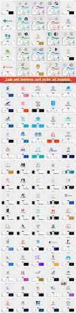 Logo and business card vector set template