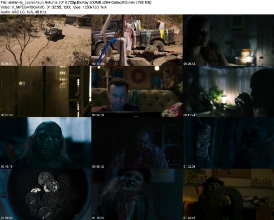 Leprechaun Returns (2018) 720p BluRay 800MB x264-GalaxyRG