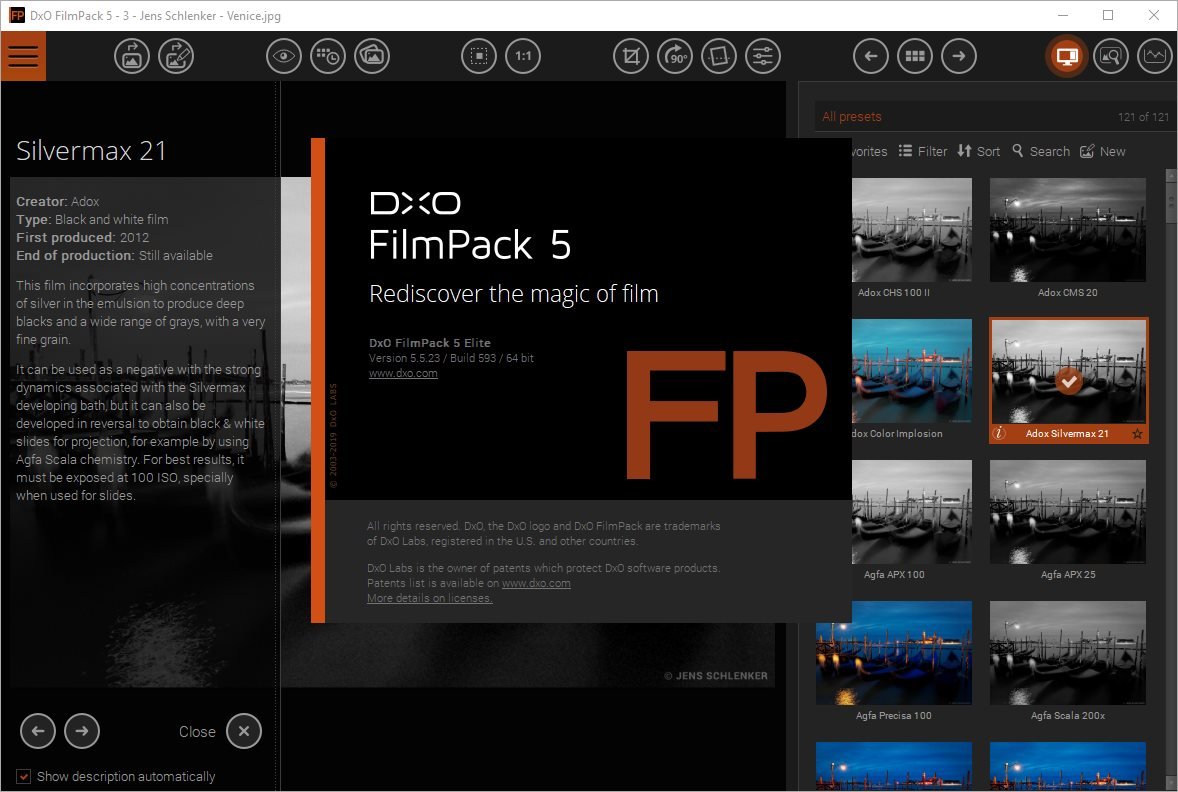 DxO FilmPack Elite 7.2.0.491 for windows download