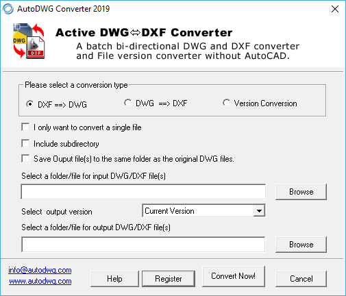 DWG DXF Converter 2019 v.3.88