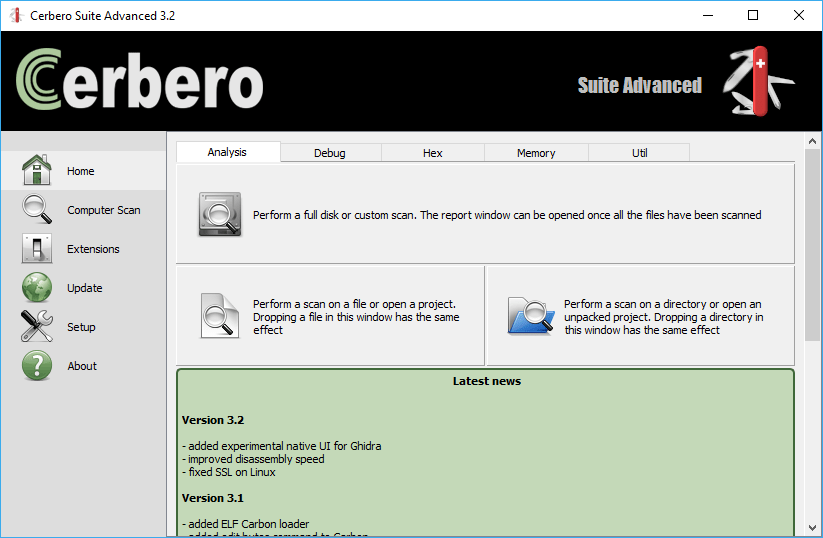 Cerbero Suite Advanced 6.5.1 download the new for windows