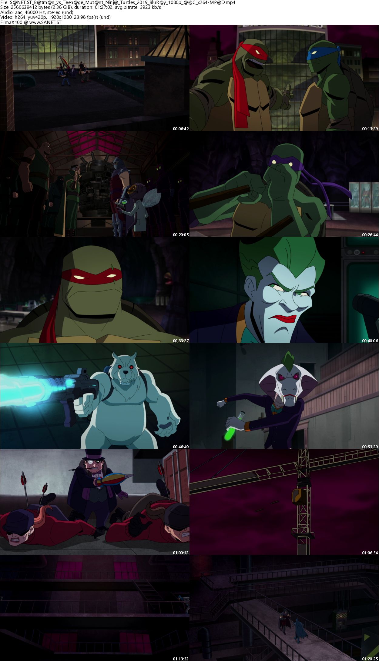 2019 Batman Vs. Teenage Mutant Ninja Turtles