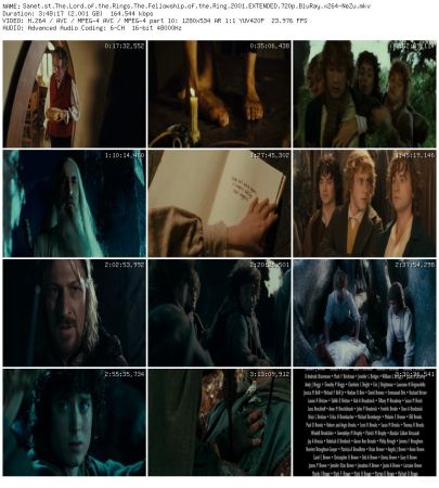 The Lord of the Rings The Fellowship of the Ring 2001 EXTENDED 720p BluRay x264-NeZu