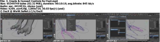 Maya Rigging a Dinosaur in 4 hours