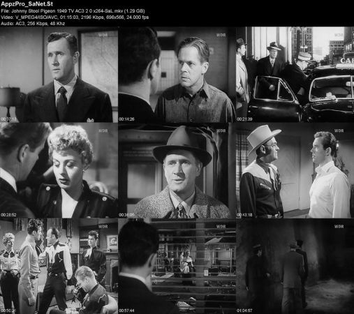 Johnny Stool Pigeon 1949 TV AC3 2.0 x264 -SaL