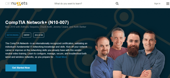 CBT Nuggets CompTIA Network+ (N10-007) 