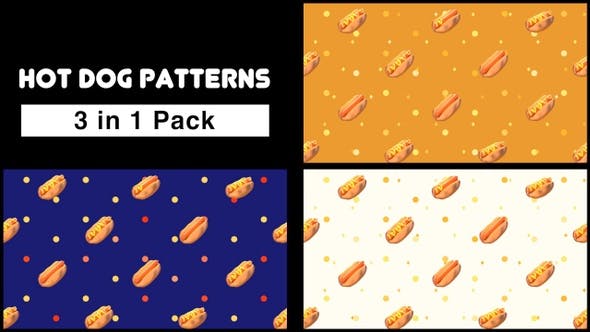 Hot Dog Patterns Pack 23889106