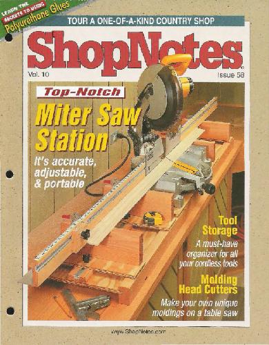 Woodworking Shopnotes 058 Miter Saw Station Softarchive