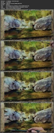 Landscape Painting Tutorial - "Hidden Stream" - Interpreting the landscape in oil.