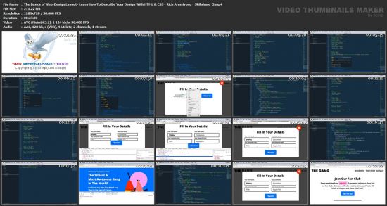 The Basics of Web-Design Layout: Learn How To Describe Your Design With HTML &amp; CSS 
