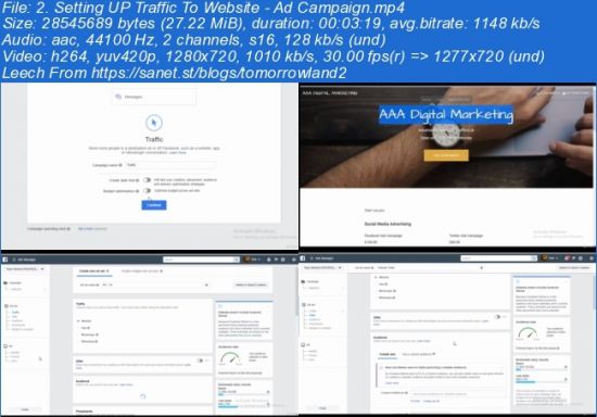 Facebook Ads Marketing Crash course For Traffic - 2019