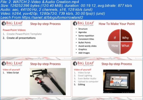 Big Leap Bootcamp - Part 3: Creating Your Course