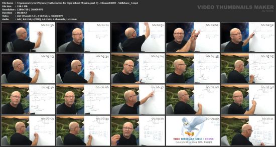 Trigonometry for Physics (Mathematics for High School Physics, part 3) 