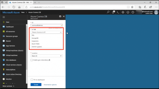 Learning Azure Cosmos DB