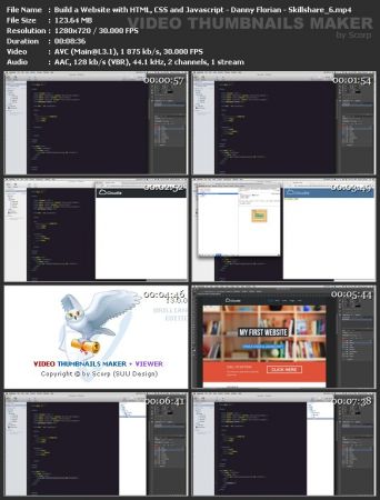  Build a Website with HTML, CSS and Javascript