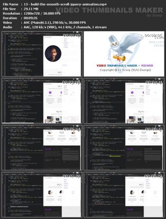  Web Design Projects: Build a Freelance Website Template From Scratch Using HTML, CSS, jQuery, PHP