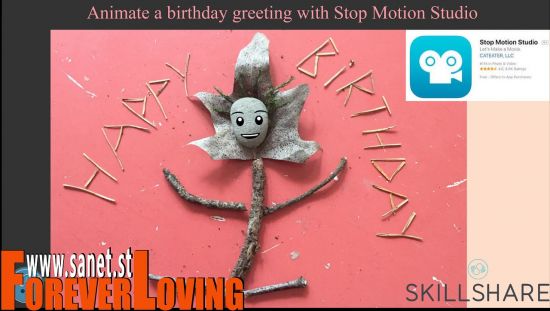Animate a birthday greeting with Stop Motion Studio