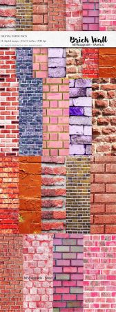 Brick Wall Digital Paper Pack   4079148