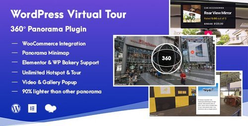 DesignOptimal CodeCanyon WordPress Virtual Tour 360 Panorama Plugin v1 0 0 24936734