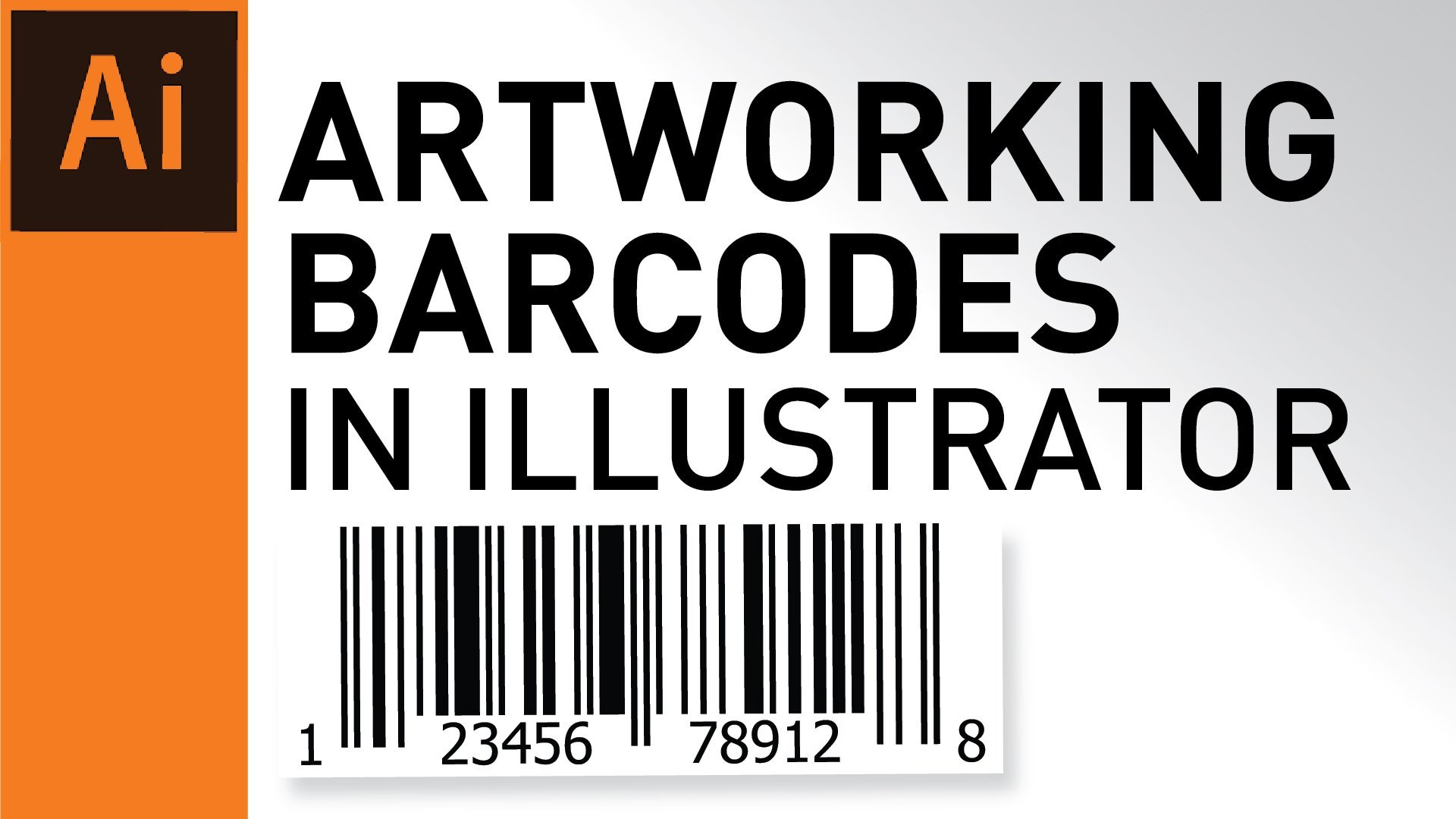 barcode producer opening old illustrator