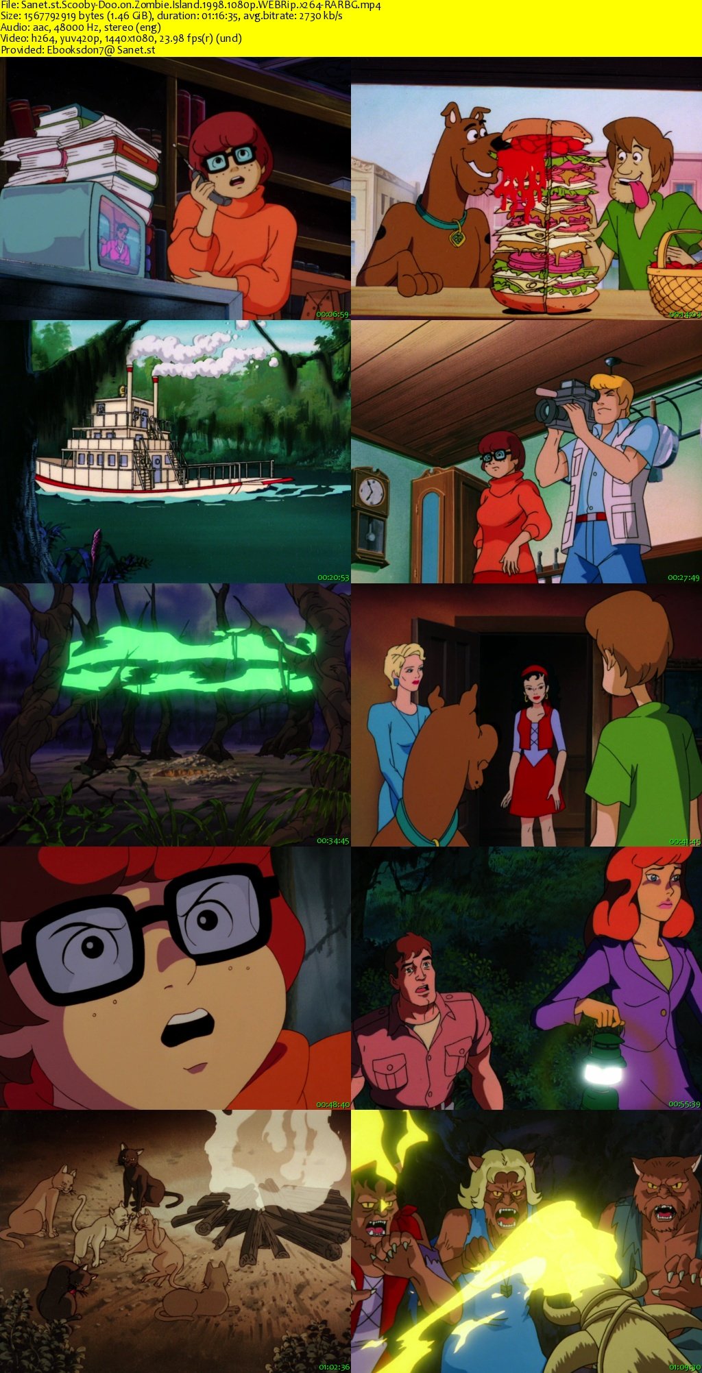 Scooby Doo On Zombie Island Disney Screencaps