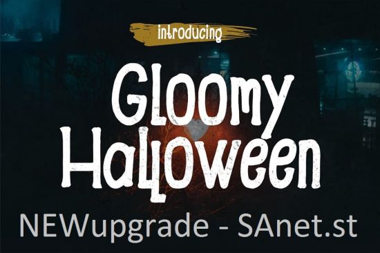 Gloomy Halloween OTF & TTF Font