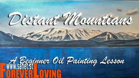 Distant Mountains - A Beginner Oil Painting Lesson