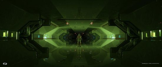 Interior Lighting – Futuristic Corridor