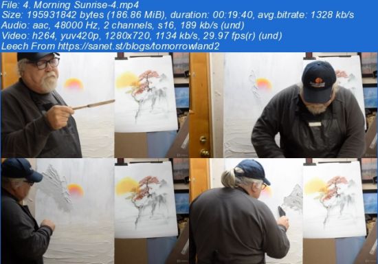 The Joy Of Acrylic Painting: Morning Sunrise