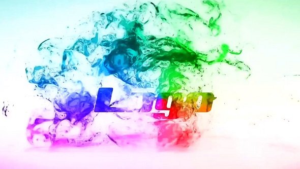 colorful splash logo reveal after effects template free download