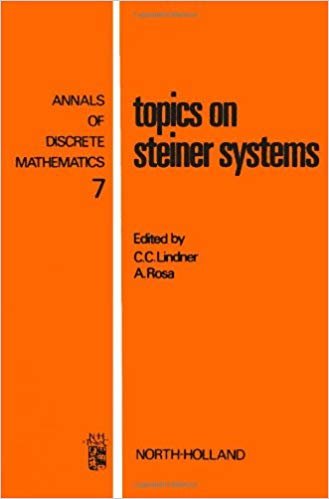 Topics on Steiner systems, Volume 7