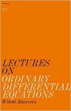 Lectures on Ordinary Differential Equations, 1st Edition