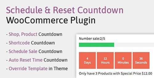 DesignOptimal CodeCanyon Schedule Reset Countdown Plugin WooCommerce WooCP v1 0 0 25002276