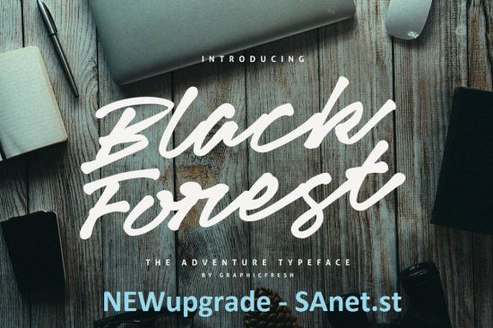 Black Forets Typeface Font