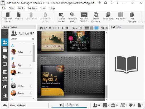 Alfa eBooks Manager Pro 8.6.14.1 instal the new version for windows