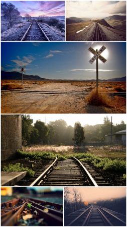 Railroad collection wallpaper