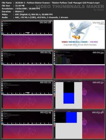  Tkinter Python Task Manager GUI Project