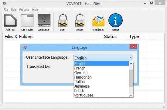 VovSoft Hide Files 7.4 Multilingual