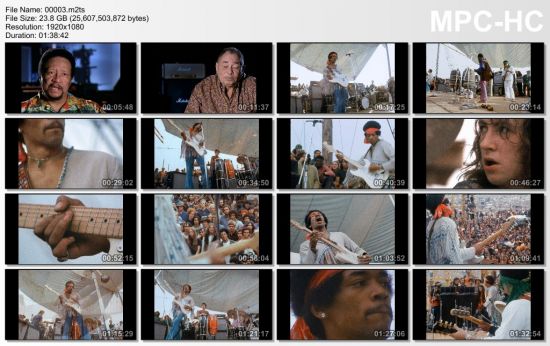 Jimi Hendrix - Live At Woodstock (2008) (Blu-Ray) 