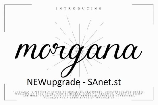 Morgana   Signature Script Font
