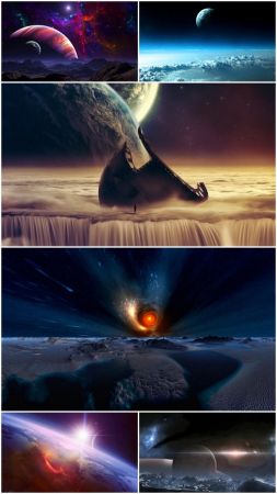 Sci Fi - Planetscape wallpaper collection NO. 1