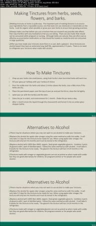 Herbalism  Make Your Own Tinctures, Tonics and Teas