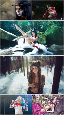 Beautiful woman cosplay