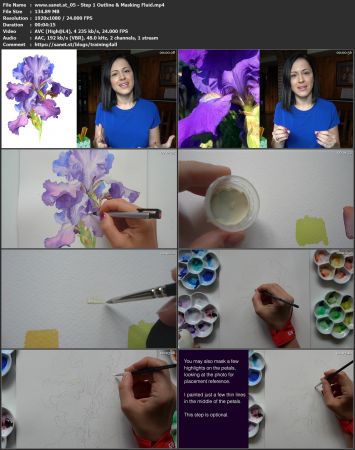 FreeCourseWeb Skillshare Watercolor Iris Pro Techniques Explained