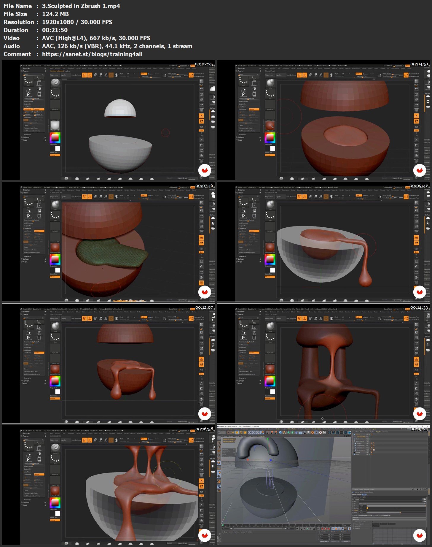 creation of characters with zbrush and cinema 4d free download