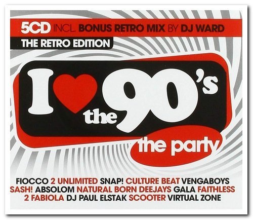 VA - I Love the 90's - The Retro Edition 5CD Box Set (2018)